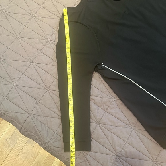 Y-3 Yohji Yamamoto Black Top w/Geometric Contrasting Top Stitching Size L - Picture 14 of 15